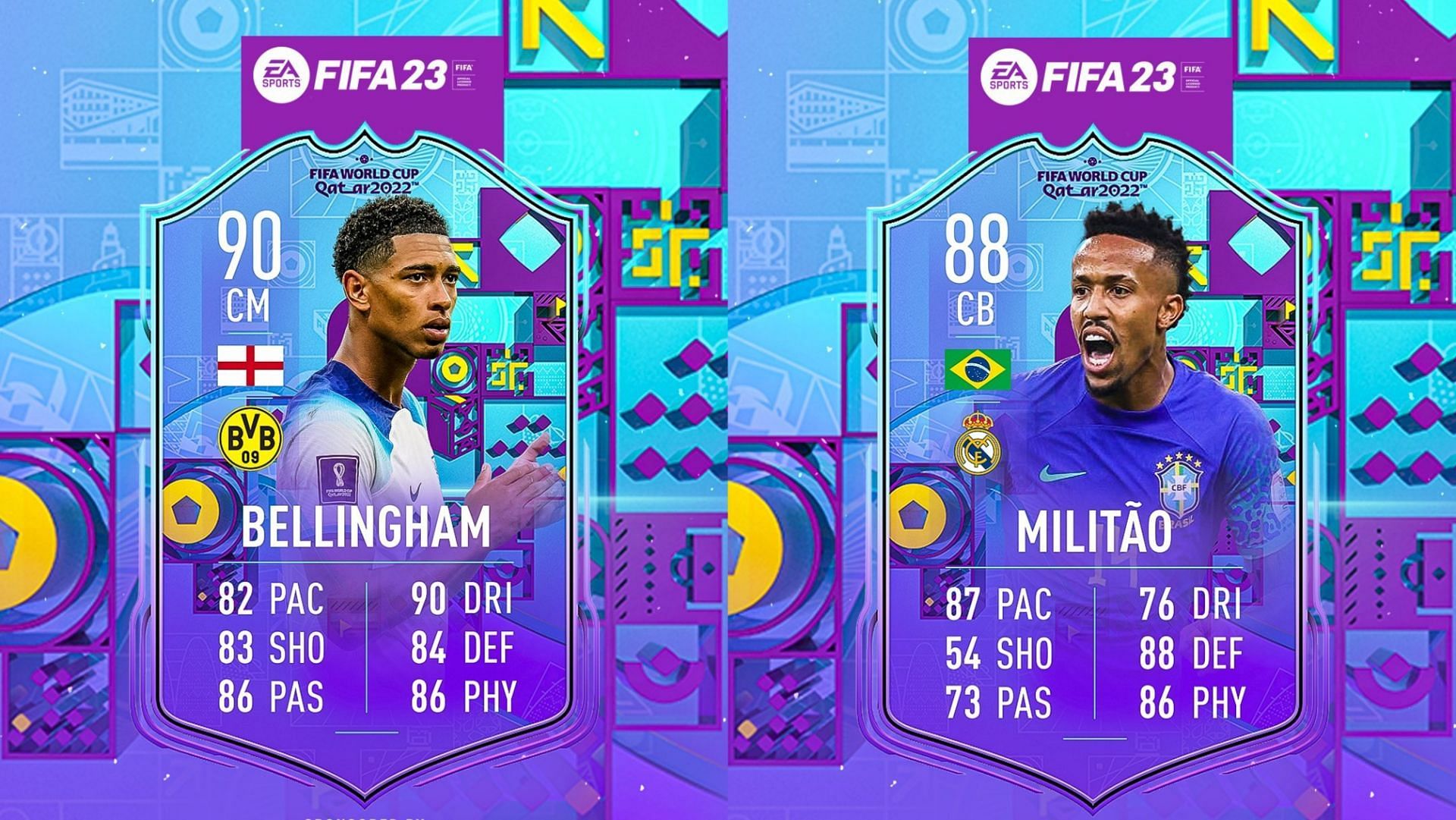 FIFA 23 leaks hint at Bellingham and Militao coming to FUT World Cup  Phenoms promo